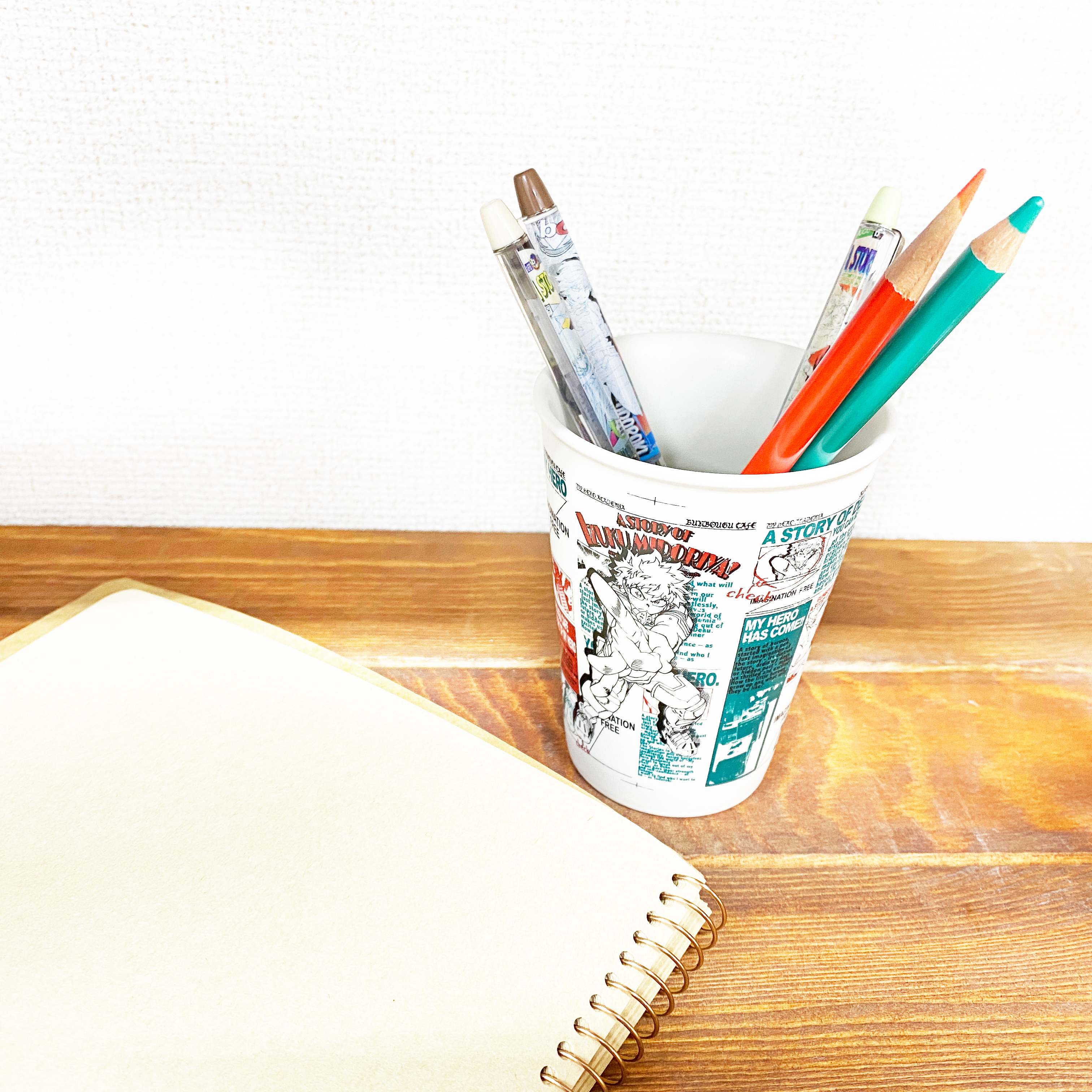 特集 Mha 30倍キャンペーン 僕のヒーローアカデミア 文房具カフェ マグカップ コースター付き