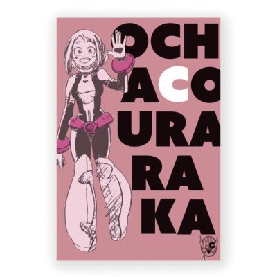 僕のヒーローアカデミア　ポストカード　麗日お茶子