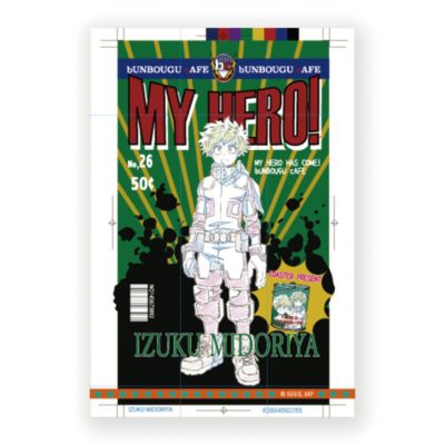 僕のヒーローアカデミア　アメコミ風ポストカード　緑谷出久