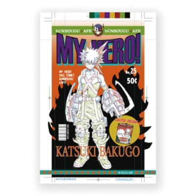 僕のヒーローアカデミア　アメコミ風ポストカード　爆豪勝己