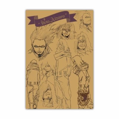 僕のヒーローアカデミア　設定画いっぱいポストカード　相澤消太