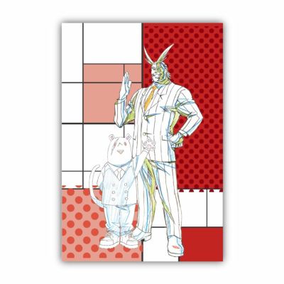 僕のヒーローアカデミア　ペアA4クリアフォルダー　オールマイト＆根津校長
