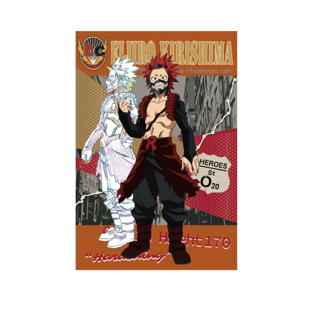 僕のヒーローアカデミア Vintage American Road Motif ポストカード 切  