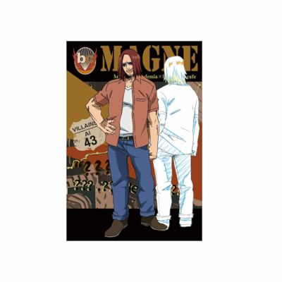 僕のヒーローアカデミア　Vintage American Road Motif　ポストカード　マグネ