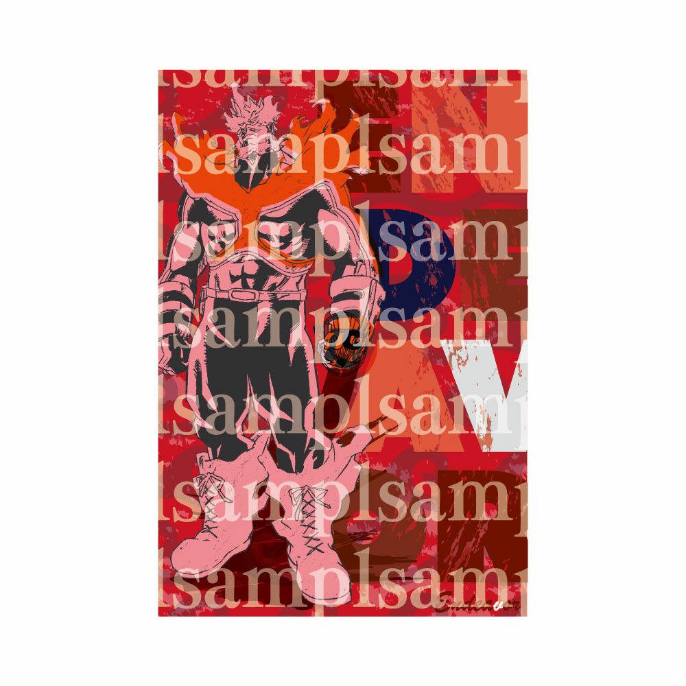 僕のヒーローアカデミア Heroes&villains pattern and Color ポスト 
