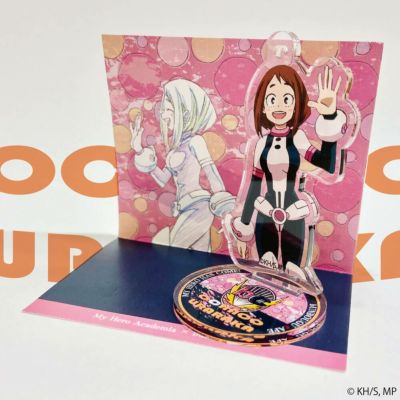僕のヒーローアカデミア　Heroes&villains pattern and Color　アクリルキーホルダー　麗日お茶子
