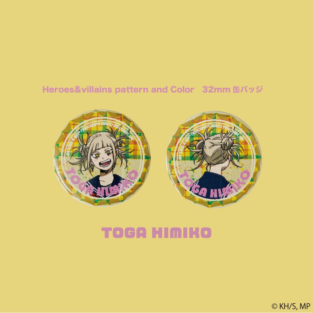 僕のヒーローアカデミア Heroes&villains pattern and Color 32mm缶 