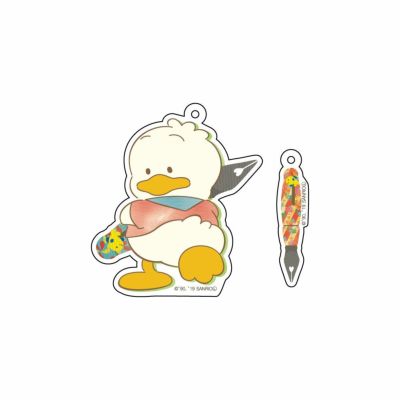 アクリルキーホルダー あひるのペックル 文房具カフェオンラインストア アクリルキーホルダー あひるのペックル 文房具カフェオンラインストア