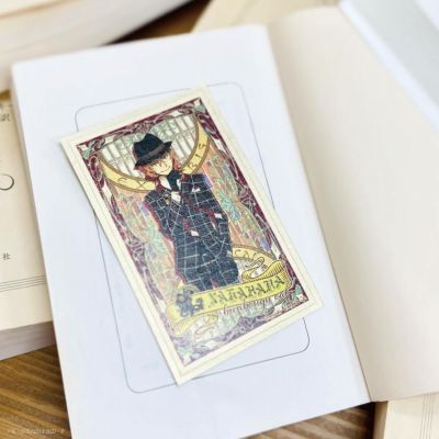 文豪ストレイドッグス　EXLIBRISモチーフ　ステッカー　中原中也
