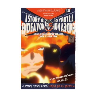 僕のヒーローアカデミア2020 A STORY BOOKモチーフポストカード エンデヴァー