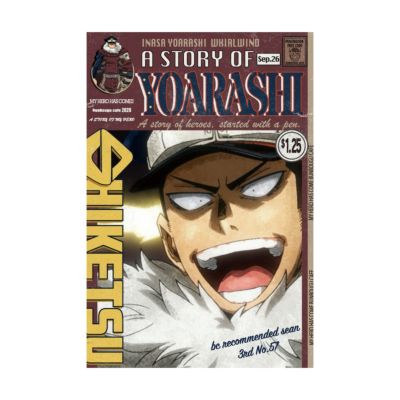僕のヒーローアカデミア2020 A STORY BOOKモチーフポストカード 夜嵐イナサ