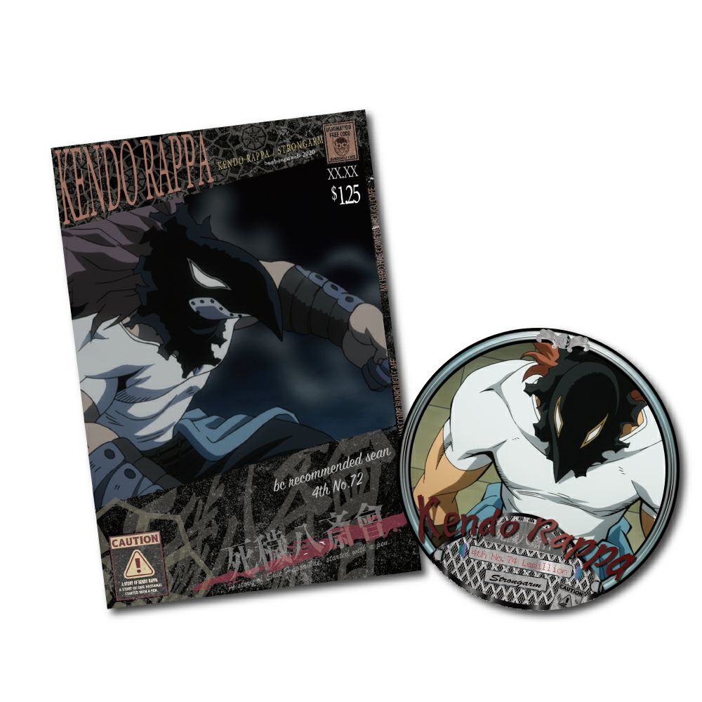 僕のヒーローアカデミア2020 A STORY BOOKモチーフポストカード 乱波肩