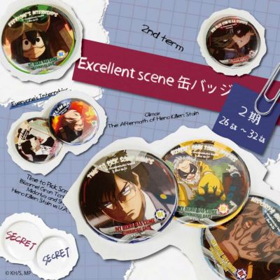 Excellent scene 缶バッジ　2期 26話～32話