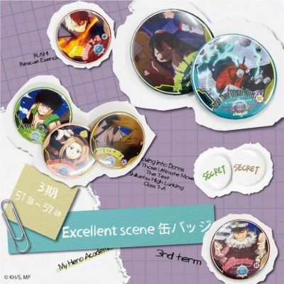 Excellent scene 缶バッジ　3期 51話～57話