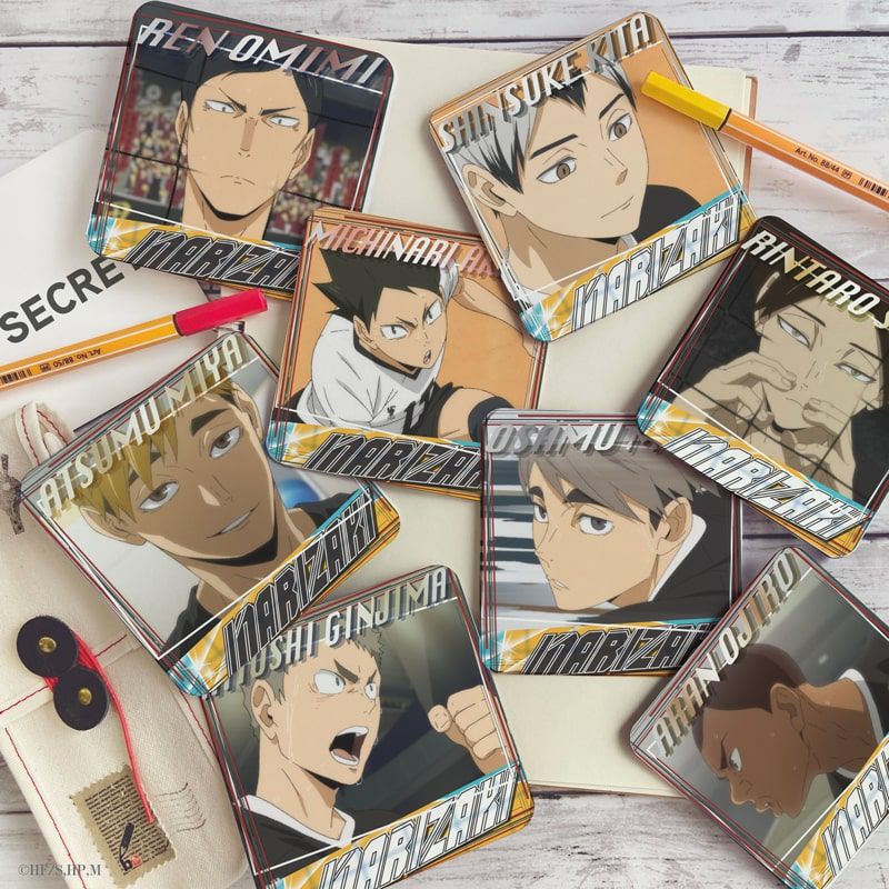 ハイキュー 宮侑 文房具カフェ 缶バッジ 12点 まとめ売り ハイキュー