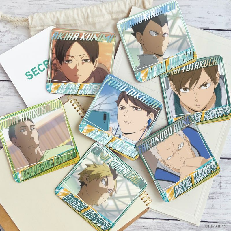 ハイキュー!! A page of youthコースター ランダム販売 青葉城西・角川