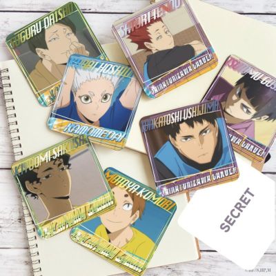 ハイキュー!!　A page of youthコースター　ランダム販売　戸美学園・鴎台・井闥山学院・白鳥沢学園