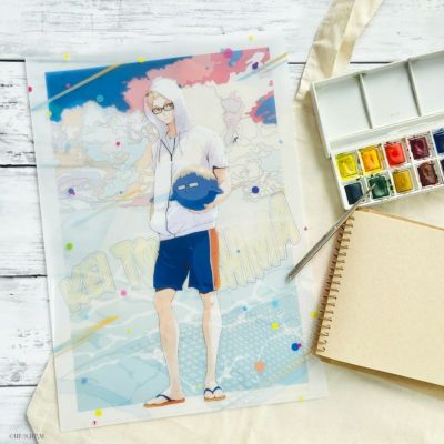 ハイキュー!!2021　カラービーチモチーフ　クリアファイル　月島蛍
