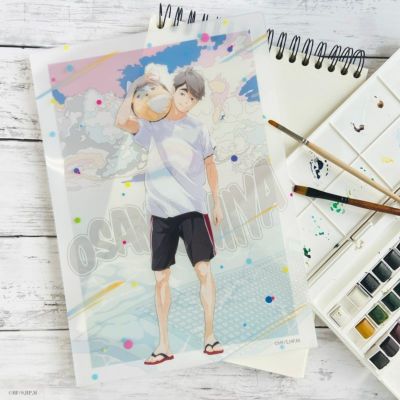 ハイキュー!!2021　カラービーチモチーフ　クリアファイル　宮治