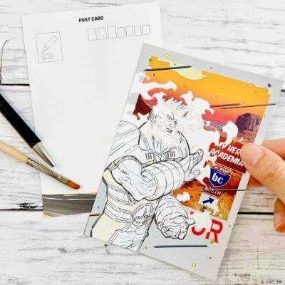 僕のヒーローアカデミア ヒーローズロードモチーフ ポストカード　エンデヴァー