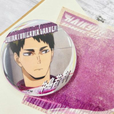ハイキュー!! A page of youth缶バッジ 牛島若利 | 文房具カフェ