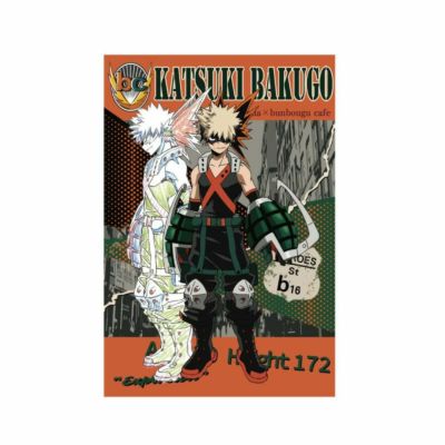 【30%OFF】僕のヒーローアカデミア　Vintage American Road Motif　ポストカード　爆豪勝己