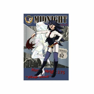 僕のヒーローアカデミア　Vintage American Road Motif　ポストカード　ミッドナイト
