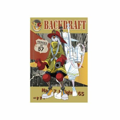 僕のヒーローアカデミア Vintage American Road Motif ポスト
