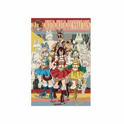【30%OFF】僕のヒーローアカデミア　Vintage American Road Motif　ポストカード　プッシーキャッツ