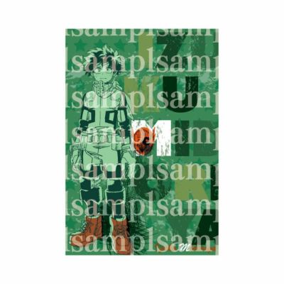 【30%OFF】僕のヒーローアカデミア　Heroes&villains pattern and Color　ポストカード　緑谷出久