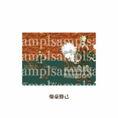 【30%OFF】僕のヒーローアカデミア　Heroes&villains pattern and Color　A6クリアフォルダー　爆豪勝己