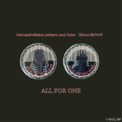 僕のヒーローアカデミア Heroes&villains pattern and Color 32mm缶