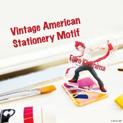 僕のヒーローアカデミア　Vintage American Stationery Motif アクリルキーホルダー　切島鋭児郎