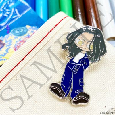 東京リベンジャーズ×文房具カフェ 文カフ絵チュード ピンバッジ 場地圭介