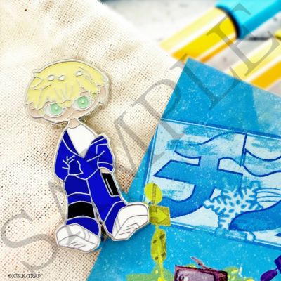 東京リベンジャーズ×文房具カフェ 文カフ絵チュード ピンバッジ 松野千冬