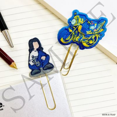 東京リベンジャーズ×文房具カフェ 刺繍クリップ 場地圭介