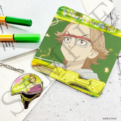 東京リベンジャーズ×文房具カフェ コースター&アクリルキーホルダーセット 山岸一司