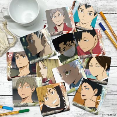 ハイキュー!!　コースターランダム販売　グループ全国　(単品)
