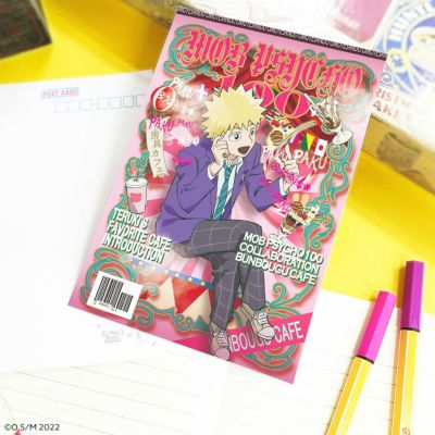 モブサイコ100×文房具カフェ  ポストカード 花沢輝気