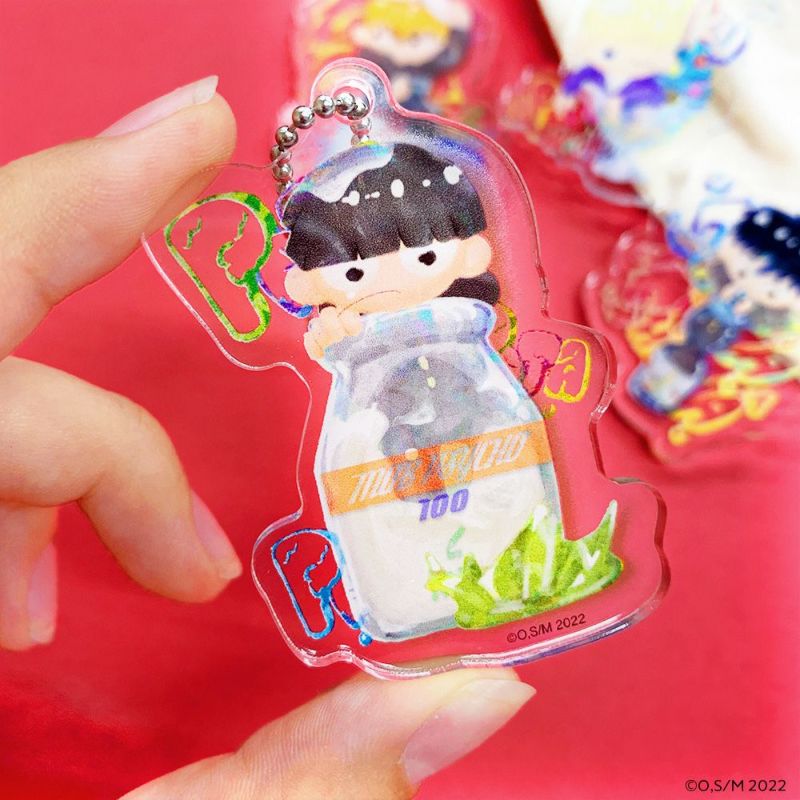 だかいち カフェ CoLotta コロッタ アクリルキーホルダー アクキー 5点 モブサイコ100×文房具カフェ 文カフ絵チュード アクリル