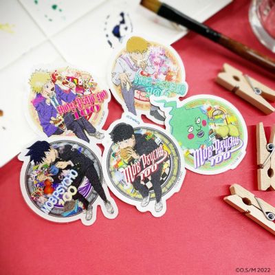 モブサイコ100×文房具カフェ 場面写シール | 文房具カフェ