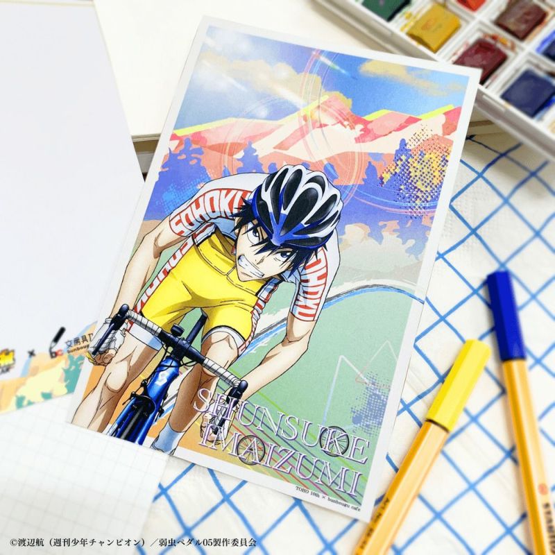 【未開封新品】御堂筋翔 ペンケース スクエアポーチ 弱虫ペダル 受注生産 限定品 mensHdge technical statue No.10 弱虫ペダル 御堂筋翔