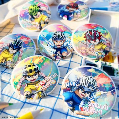 TOHO animation×文房具カフェ　弱虫ペダル　缶バッジ　ランダム販売