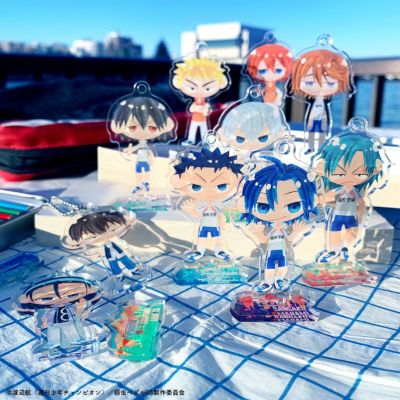 TOHO animation×文房具カフェ　弱虫ペダル　アクリルキーホルダー ランダム販売　グループ箱根学園
