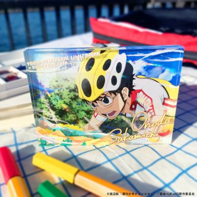 TOHO animation×文房具カフェ　弱虫ペダル　アクリルブロック　小野田 坂道