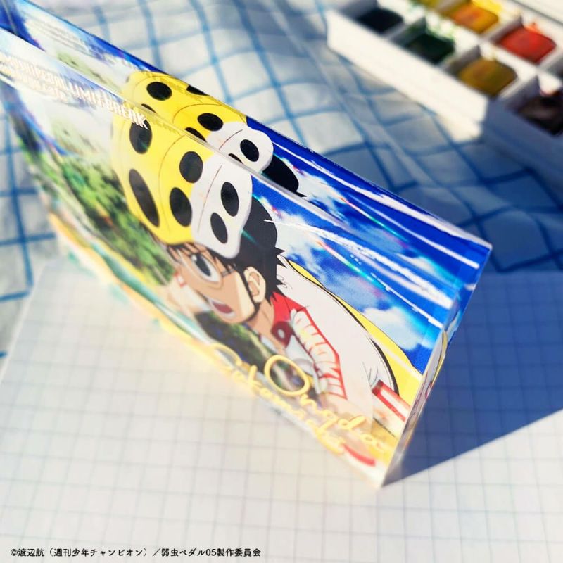 弱虫ペダル　弱ペダ　アクリルブロック　小野田坂道　1点 弱虫ペダル LIMIT BREAK - 描き下ろし 小野田 坂道 10th