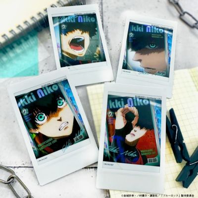 ブルーロック×文房具カフェ ワッペンモチーフ 缶バッジ 二子一揮