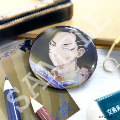 東京リベンジャーズ×文房具カフェ レトロシアターモチーフ 缶バッジ 九井一