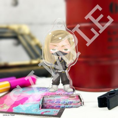 東京リベンジャーズ×文房具カフェ 文カフェ絵チュード アクリルキーホルダー 　グループ参 三途 春千夜