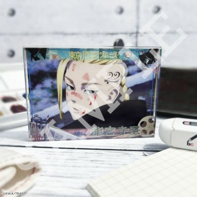 東京リベンジャーズ×文房具カフェ レトロシアターモチーフ アクリルブロック 龍宮寺 堅